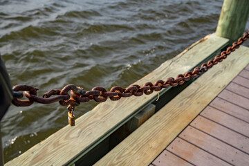 chain on the dock
