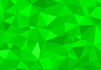 Plakat green lowpoly background