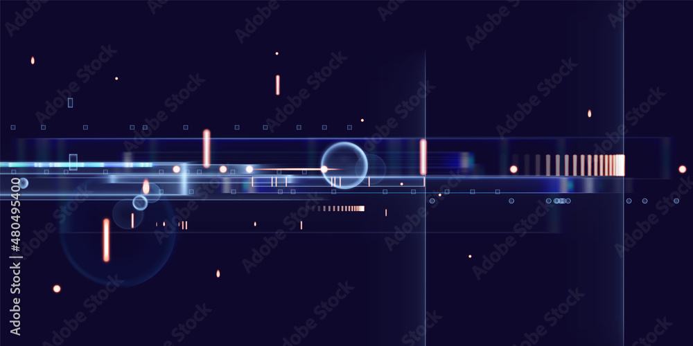 Canvas Prints abstract techno background. futuristic abstract high-tech design.