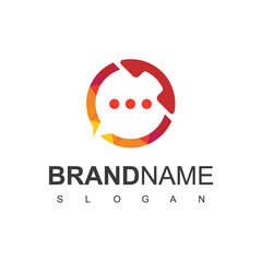 Chat And Consulting Logo Design Template