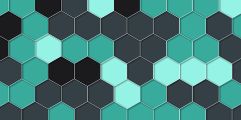 hexagon concept design abstract technology background, Abstract colorful hexagon concept background, soft colorful light background. hexagon concept design abstract technology background vector.