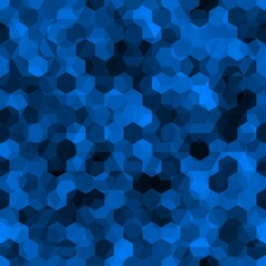 Sapphire Gem Hexagonal Crystal Texture. Seamless Pattern Abstract Background