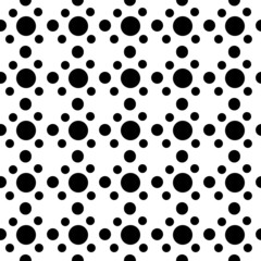 black circle seamless pattern