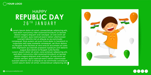 vector illustration for Indian happy republic day