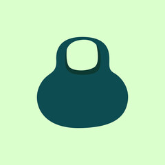 Bucket Bag Cartoon Flat Vector Illustration