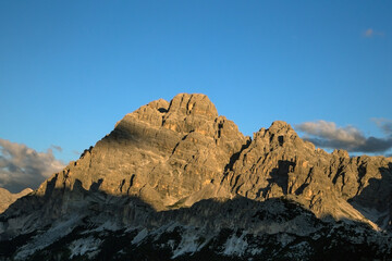 Alps at sunrise, Cortina D'ampezzo, Italy, Col de Varda