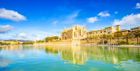 Palma de Mallorca Cathedral, Majorca island, Spain