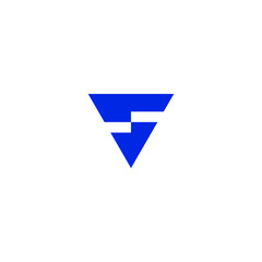 S Triangle Logo Design