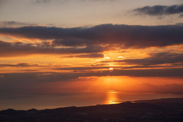 北九州平尾台桶ヶ辻での初日の出