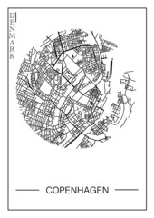 sketch of the world DENMARK COPENHAGEN CAPITAL