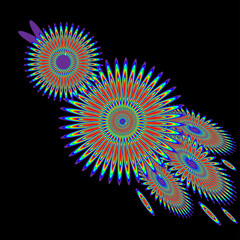 fractal burst background