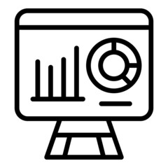 Health skincare icon outline vector. Expo stand