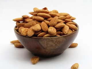 almonds in a bowl 