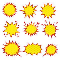 バクダン吹き出しセット