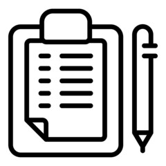 Hydro massage clipboard icon outline vector. Spa physiotherapy