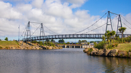 bridge over the river