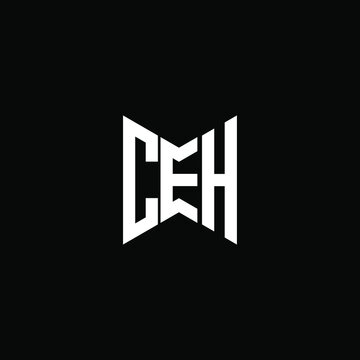 CEH letter logo creative design. CEH unique design