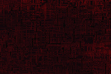 Dark red city map futuristic metallic