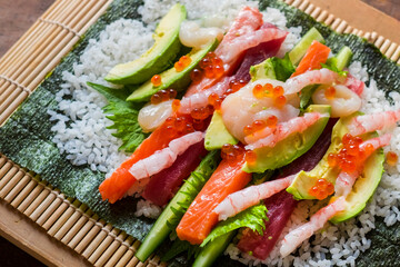 太巻き寿司作り