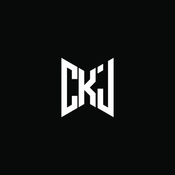 CKJ letter logo creative design. CKJ unique design