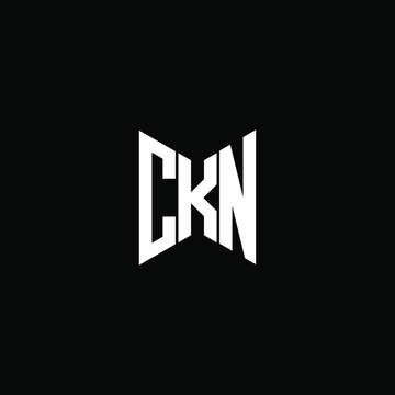 CKN letter logo creative design. CKN unique design