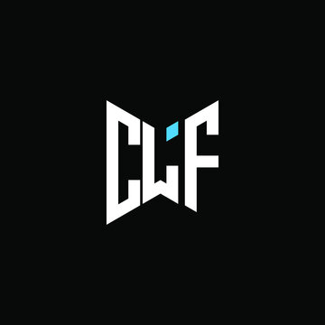 CLF letter logo creative design. CLF unique design