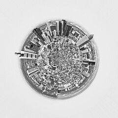 panorama of Frankfurt