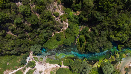 The Blue eye in the south of Albania.
