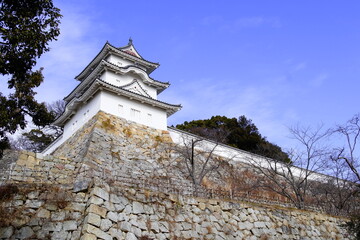 明石城公園の明石城。