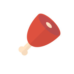 Ham flat icon