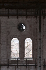 An old abandoned gas works in Poland - Gasometers