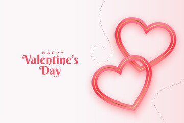 valentines day cute love hearts greeting background