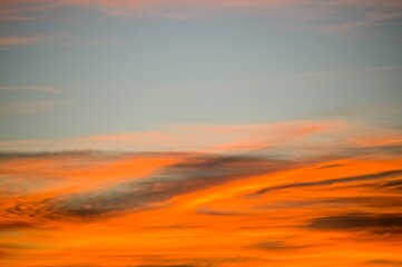 Fototapeta premium Dramatic Sunrise Over the Hills of Tuscany Italy