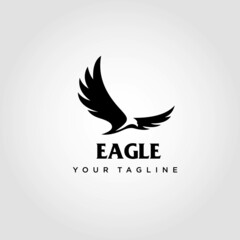 Eagle logo design vector. Suitable for your business logo