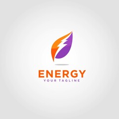 Fototapeta na wymiar Energy logo design vector. Suitable for your business logo