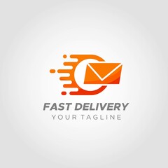 Delivery logo design vector. Suitable for your business logo