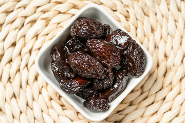 a lot dried plums collection