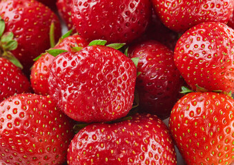strawberries close up