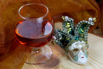 Ballon di cognac a carnevale