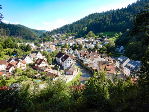 Landscape about Schiltach by Freudenstadt, Black Forest Germany	
