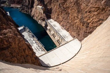Hoover Dam, Nevada, Arizona, USA