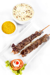 Colorful Food Appetizer Starts Snacks Fresh Delicious Menu Recipe Meal Meat Chicken Fries Fish Seafood Beer on a wooden table