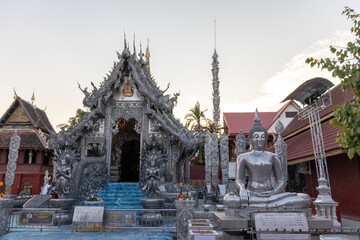 Thai silver temple Wat Sri Suphan