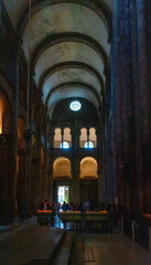 Obraz premium Interior de la catedral de Santiago de Compostela, España