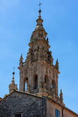 Catedral de Santiago de Compostela en la plaza del Obradoiro / Cathedral of Santiago de Compostela...