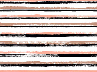 Stripes geometric textile seamless vector pattern.