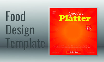 Unique Simple Food Design Template