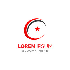 Star logo template design vector icon illustration