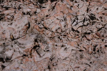 Marble background. Coral black, and gray colors. Decorative stone texture.