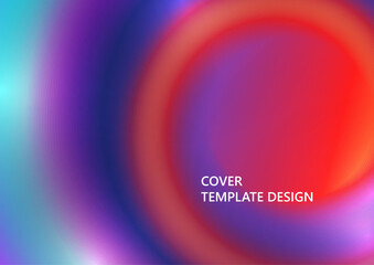Bright blurred background. Smooth round blending pattern. Vector illustration for your graphic design, banner, wallpaper